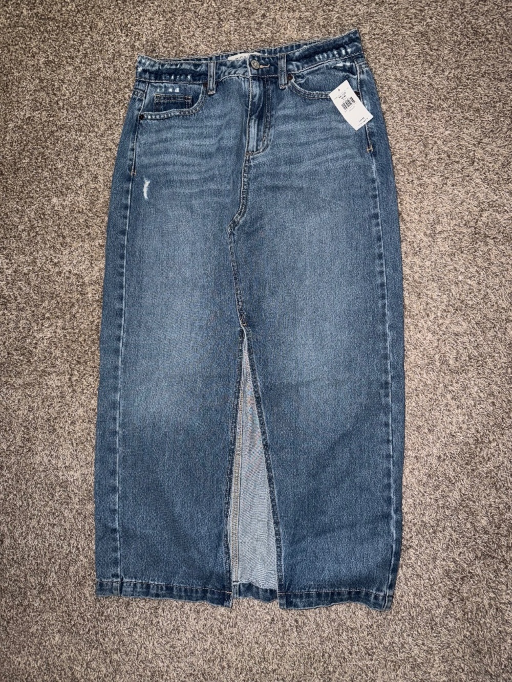 HIDDEN Peyton Denim Maxi Skirt